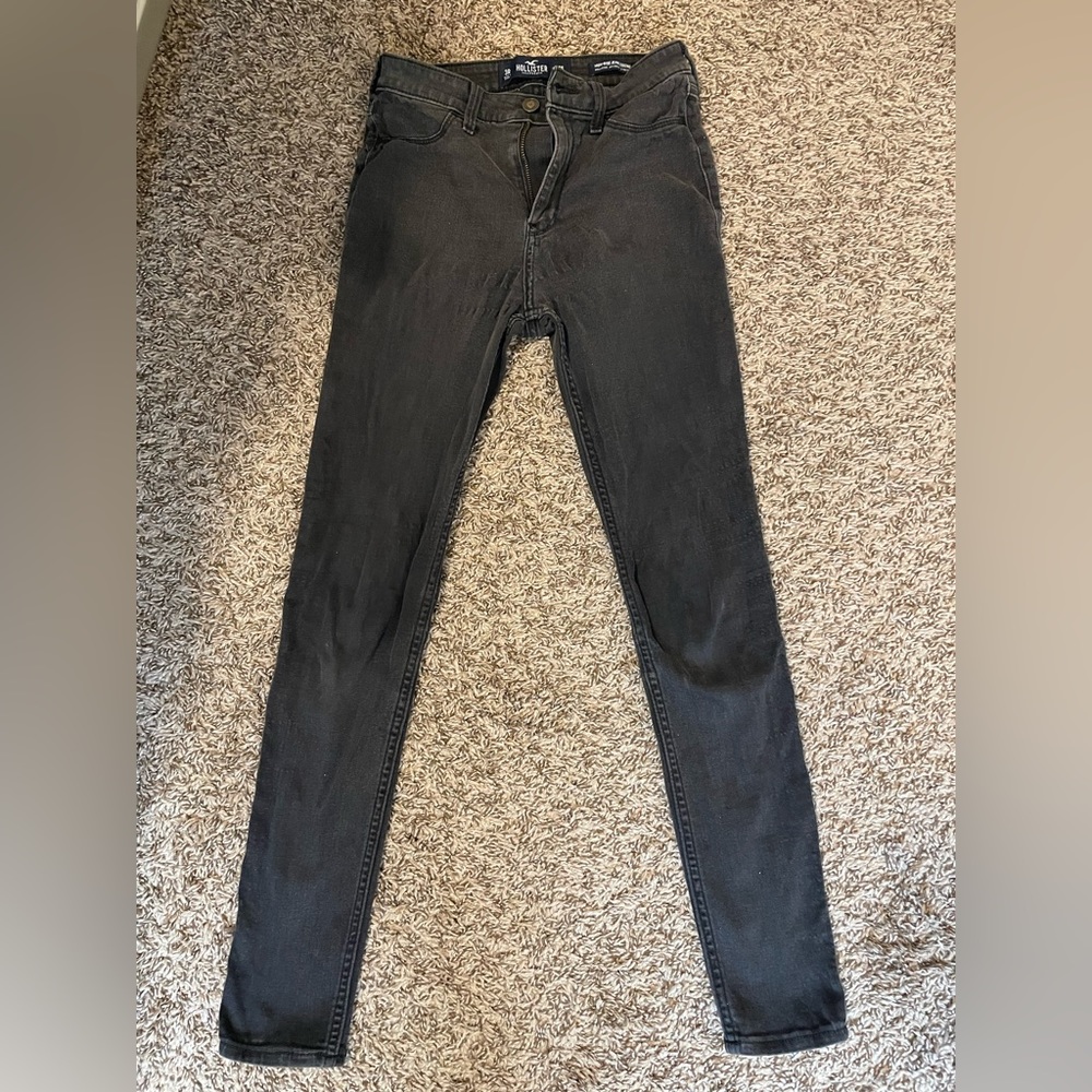 hollister black jeggings